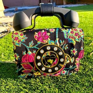 Adorable Betsy Johnson Original Phone Bag with Working Bluetooth Phone